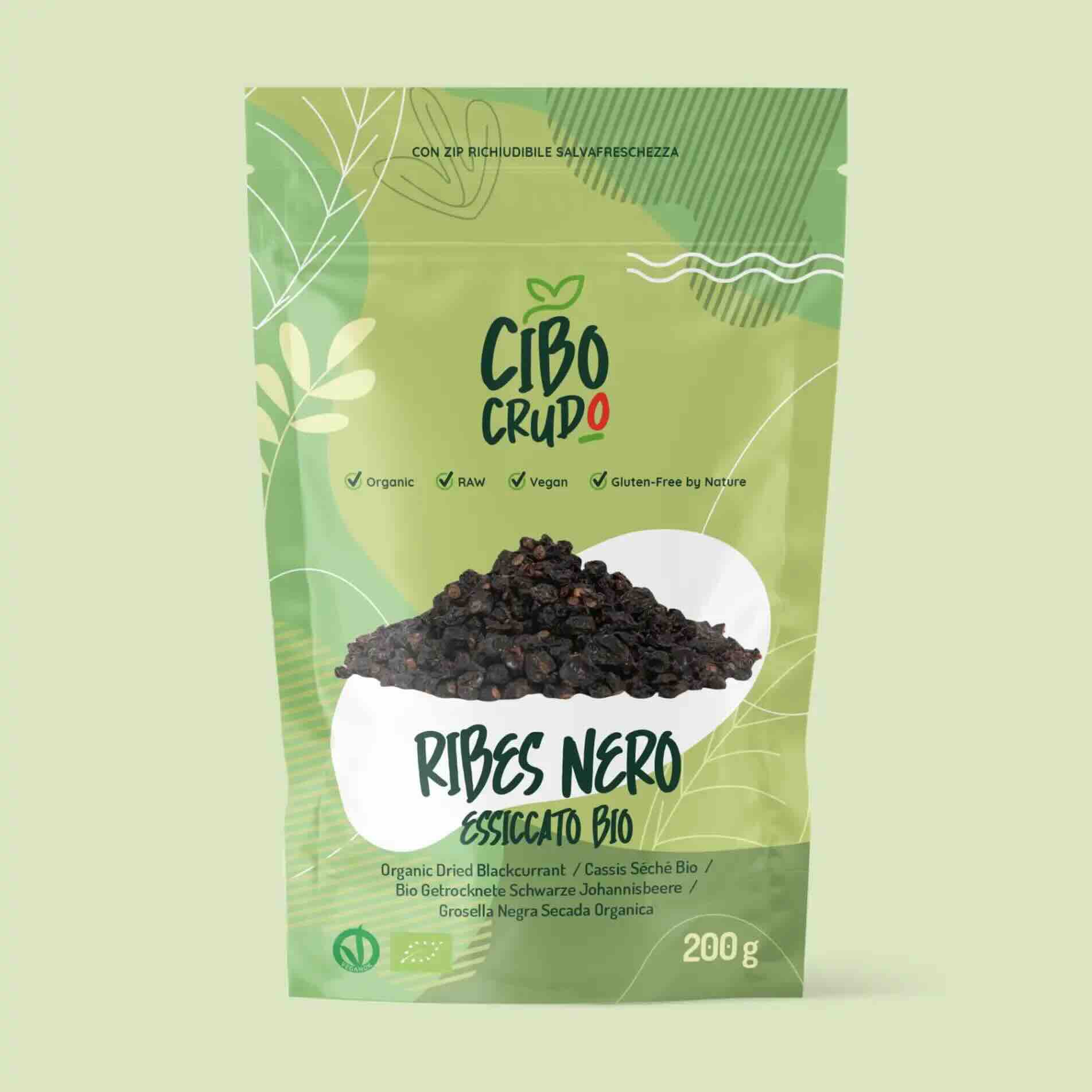 Ribes Nigrum Essiccato Bio 200 gr